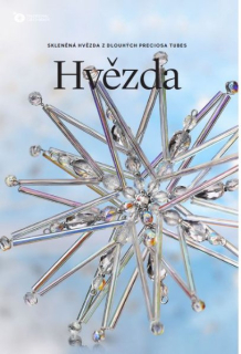 KORÁLKOVÁ STAVEBNICE - Hvězda 3D zelená/červená/zlatá (1ks)