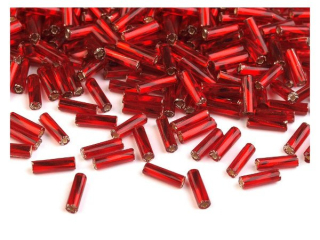 Rokajl PRECIOSA - čípky červená> 10mm (sáček 20g)