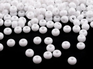 Rokajl PRECIOSA - bílá > (6/0) Ø4,1mm (sáček 20g)